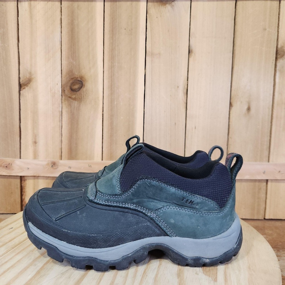 L.L. Bean Storm Chaser Shoes Womens 6.5 Green Suede Winter Snow Outdoor